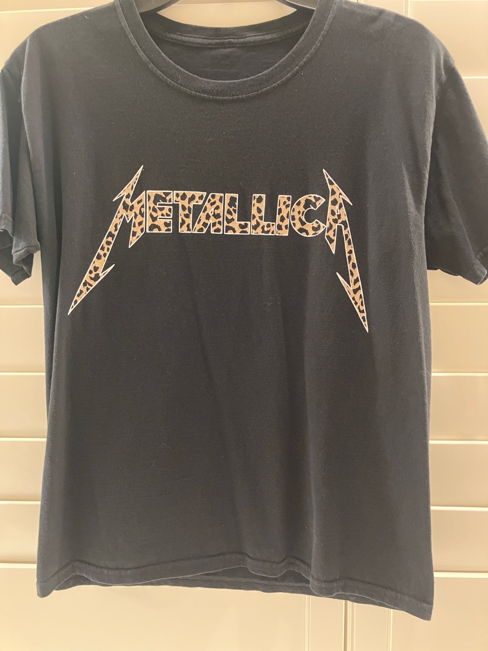 Metallica Leopard Logo Tee